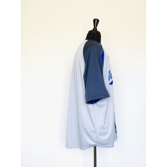 Dynasty MLB LosAngeles Dodgers Jersey Button Front Embroidered Blue 2XL - Picture 4 of 7